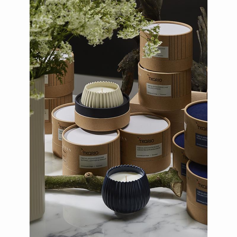 Свеча ароматическая  tea & pear  из коллекции edge, 30 ч