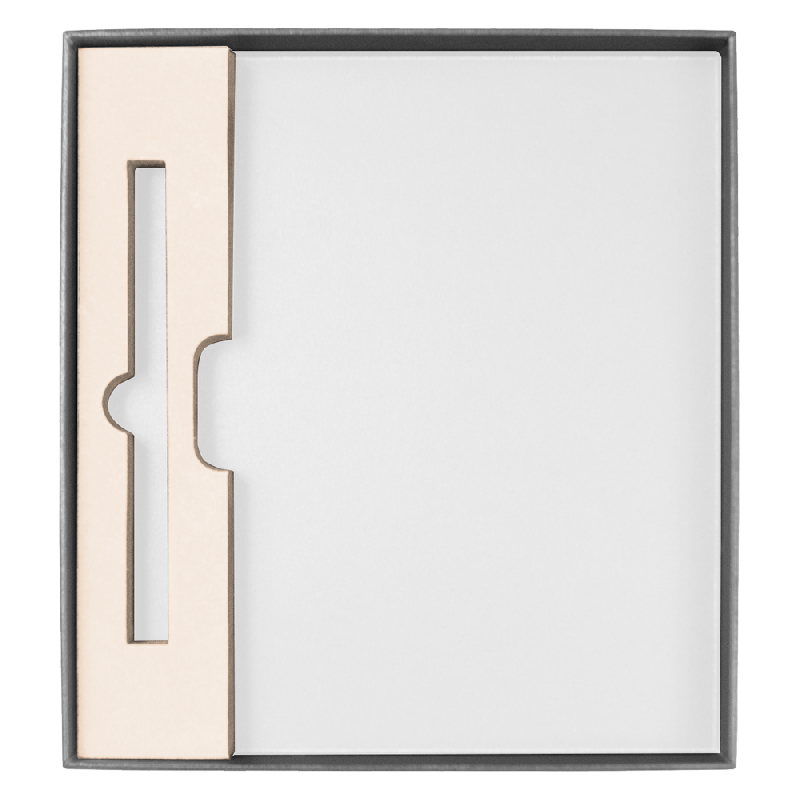 Коробка подарочная, размер  203*220*30 мм,  Solution Gift Linen  для ежедневника и ручки