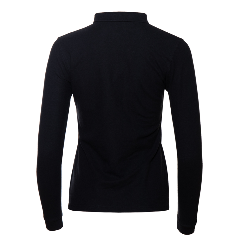 Рубашка поло женская STAN длинный рукав хлопок/полиэстер 185