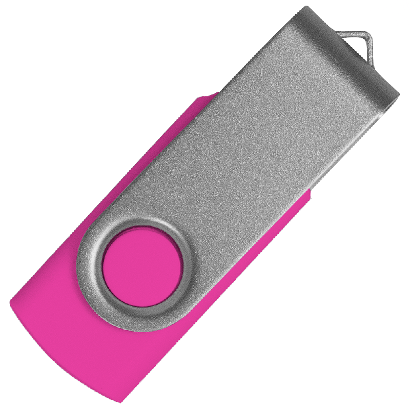 Флеш накопитель USB 2.0 Twister Сolor Mix 16GB, пластик Софт Тачметалл
