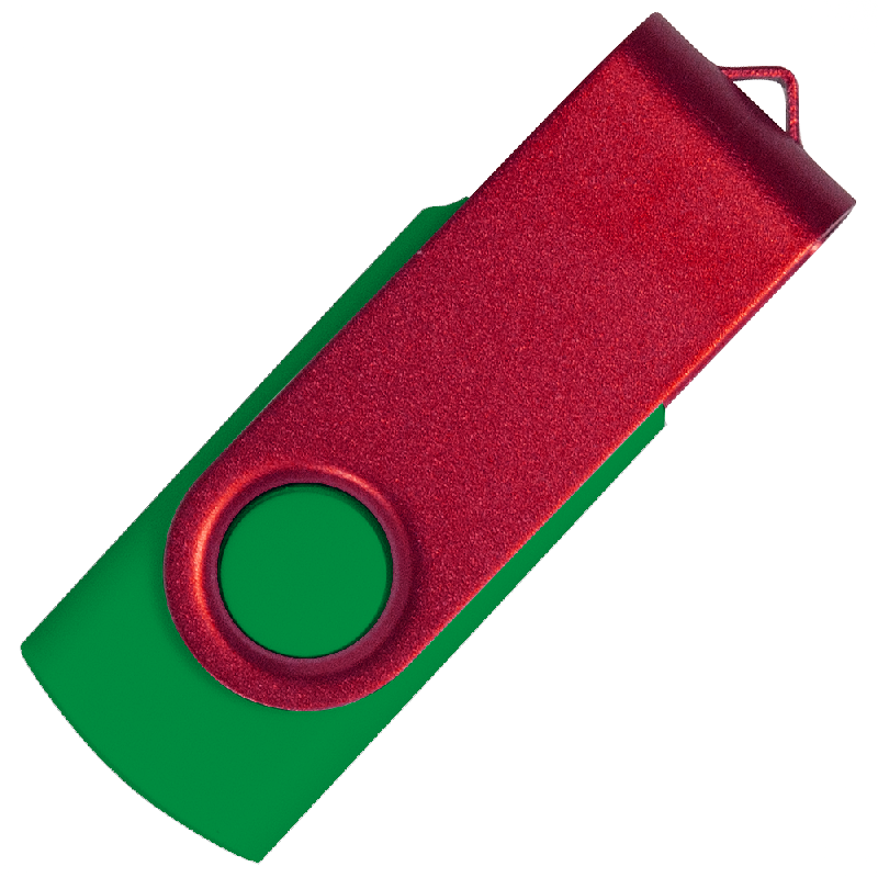 Флеш накопитель USB 2.0 Twister Сolor Mix 16GB, пластик Софт Тачметалл