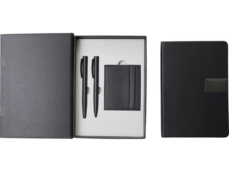 Подарочный набор Goethe с блокнотом А5, 2-мя ручками и картхолдером