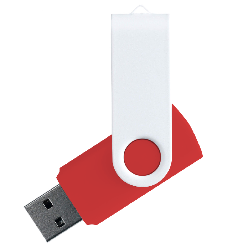 Флеш накопитель USB 2.0 Twister Сolor Mix 16GB, пластик Софт Тачметалл