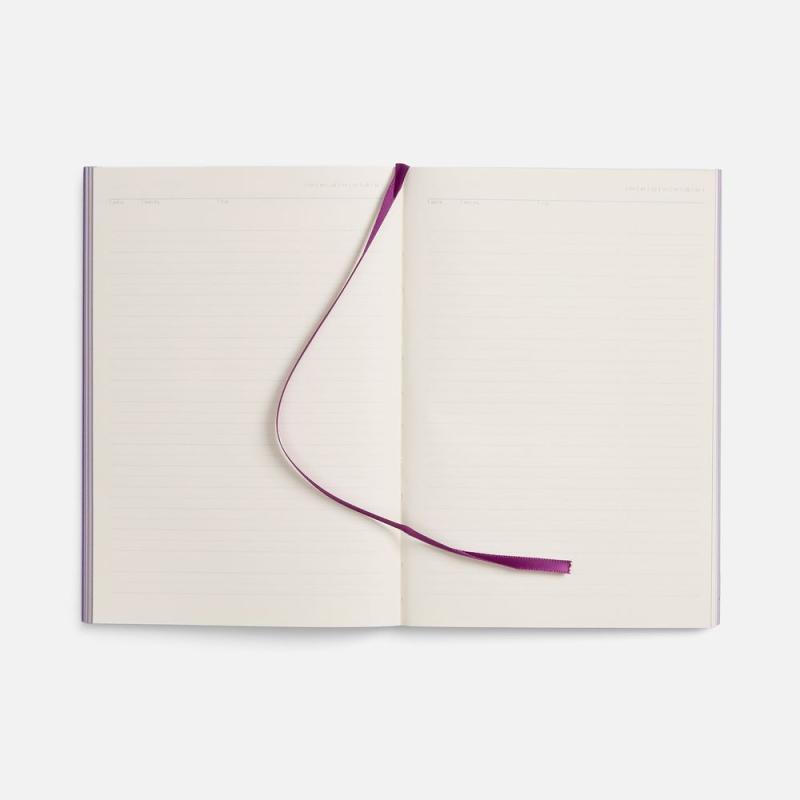 Ежедневник Flat, недатированный, фиолетовый