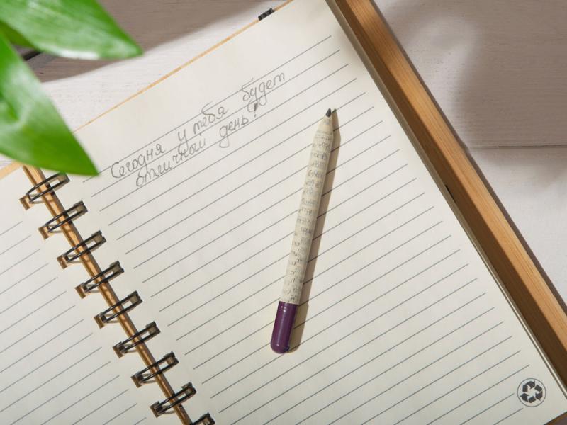 Растущий карандаш mini с семенами лаванды