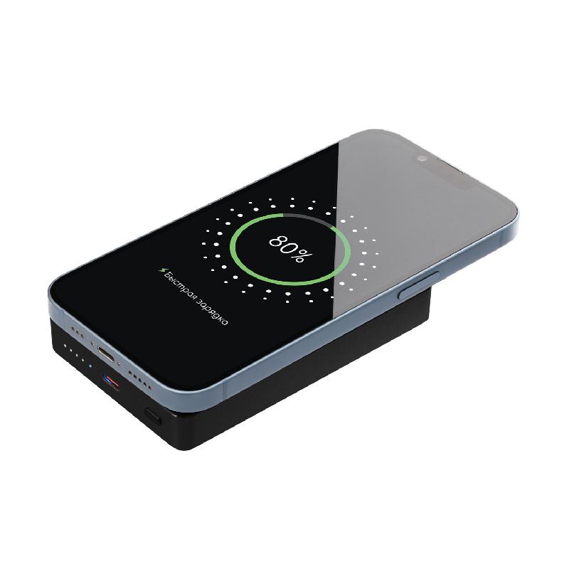 Внешний аккумулятор Atlantis PD Plus 10000mAh с функцией беспроводной зарядки 15W