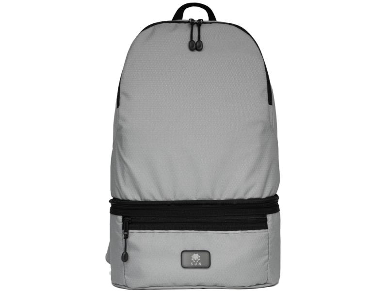 Рюкзак-трансформер 2-в-1 Athletica водостойкий с поясной сумкой из переработанного пластика