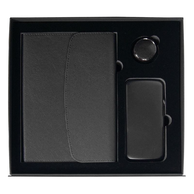 Набор подарочный Solution Prestige Trio (ежедневник в суперобложке, колонка, внешний аккумулятор)