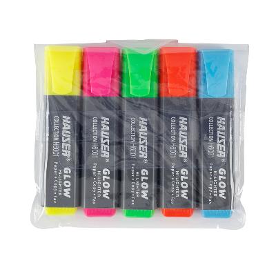 Набор: Текстовыделитель Hauser Glow  5шт