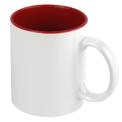 Кружка керамическая Честер, сублимация, красная