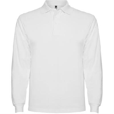 Футболка поло ESTRELLA L/S мужская, БЕЛЫЙ S