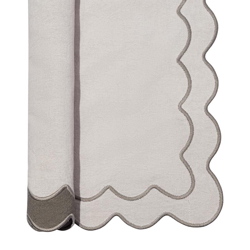 Салфетка под приборы с контрастным кантом  из коллекции trendy ruffles, 35х45 см