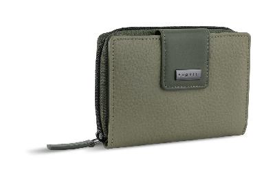 Кошелёк женский BUGATTI Sina, воловья кожаполиэстер, 13,7х3х9,5 см