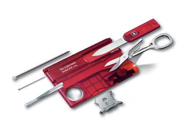 Швейцарская карточка VICTORINOX SwissCard Lite, 13 функций, полупрозрачная
