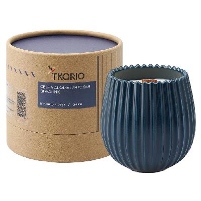 Свеча ароматическая с деревянным фитилём  ink из коллекции edge, 60 ч