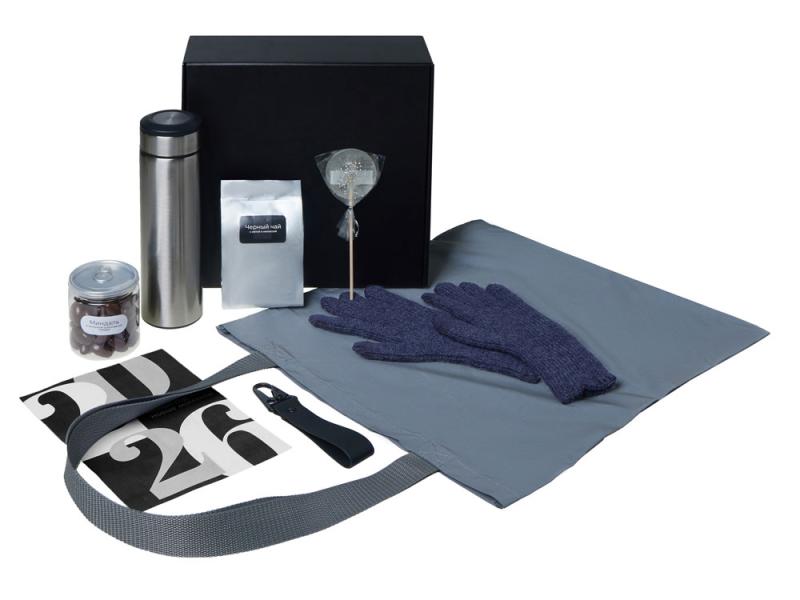 Подарочный набор Re:Breathe с перчатками, термосом и чаем