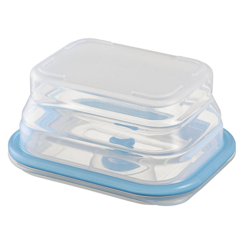 Контейнер для переноски и хранения силикон прямоный складной silikobox, 400 мл