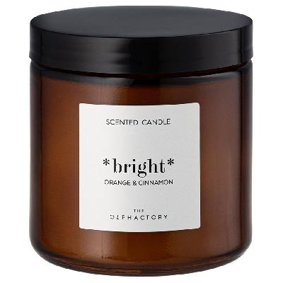 Свеча ароматическая the olphactory, bright, orange&cinnamon, 60 ч