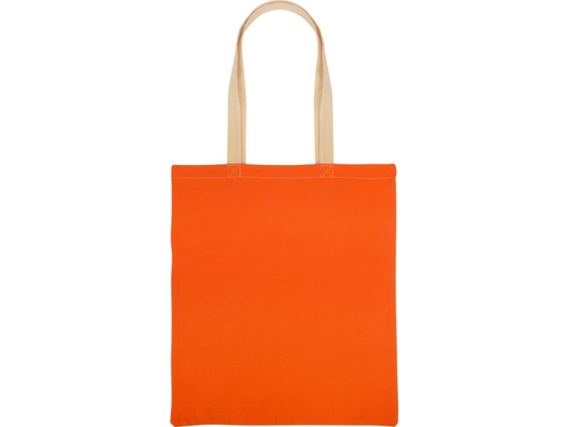 Сумка для шопинга Twin двухцветная из хлопка, 180 г/м2