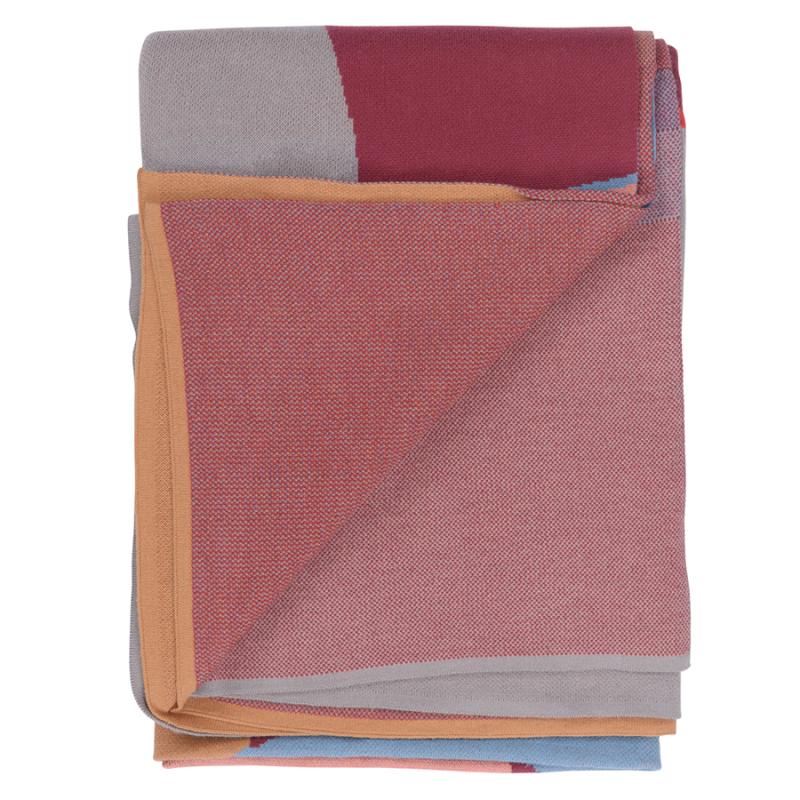 Плед из хлопка с авторским принтом из коллекции freak fruit, 130х180 см