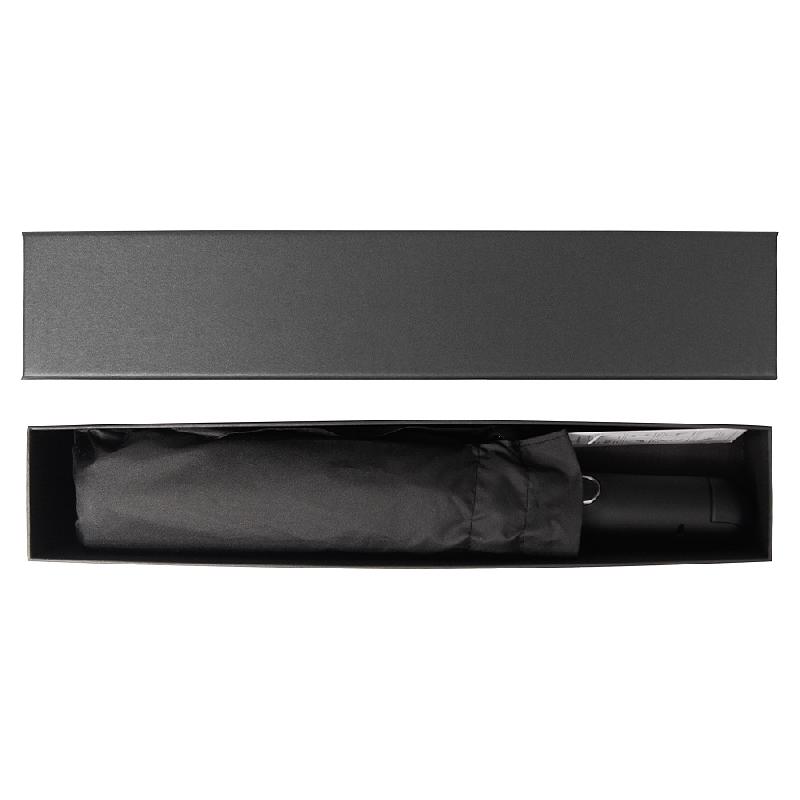 Зонт складной автоматический с фонариком Forest Walker, диаметр 108 см, 8 панелей, со светоотражающей полосой в подарочной коробке