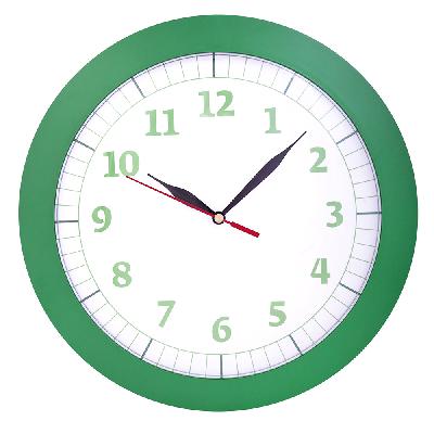 Часы настенные Vivid large, зеленые