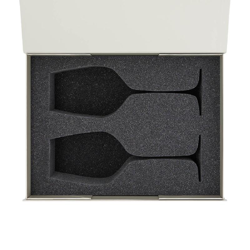 Ложемент под 2 бокала для вина (рифленое стекло) в среднюю коробку-трансформер (арт. 695721)