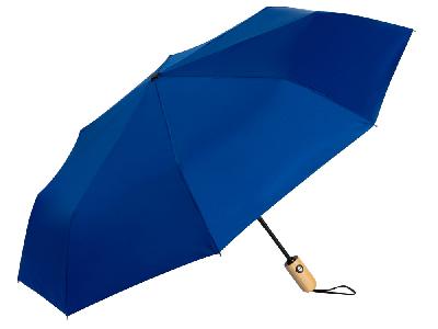 Зонт складной Lumet с куполом из переработанного пластика, автомат