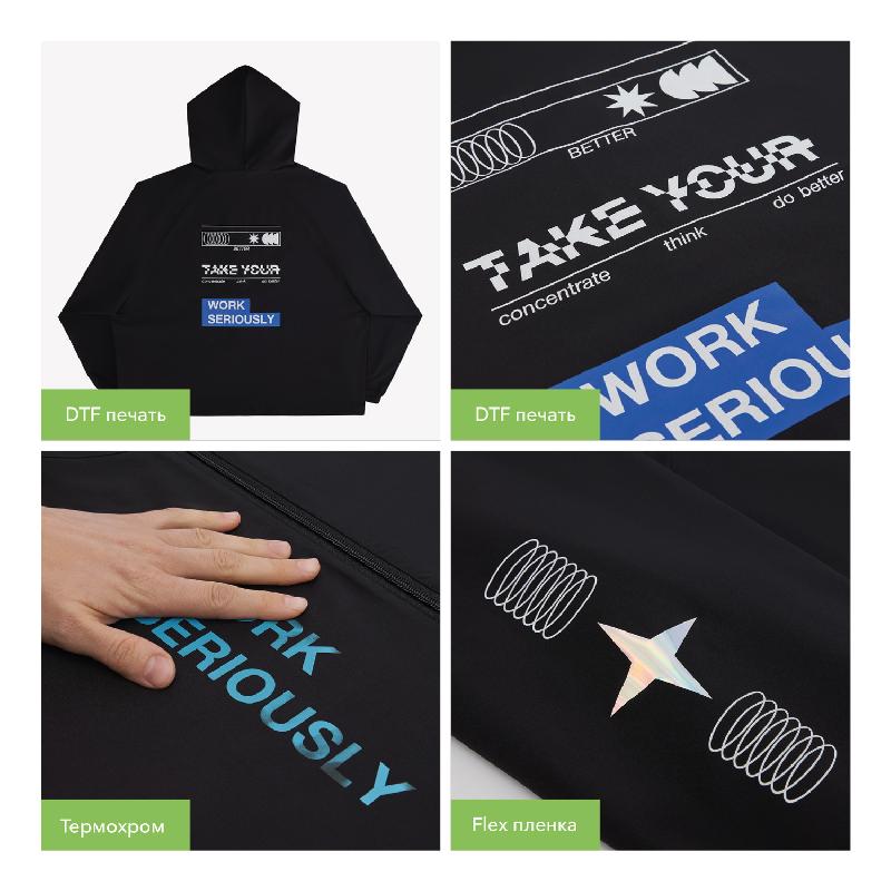 Ветровка (анорак) оверсайз унисекс RISSMAN, , размер XSS