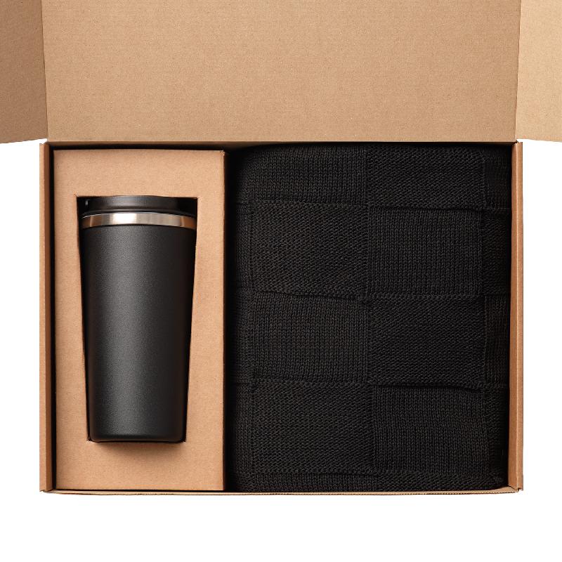 Подарочный набор Palermo, Cella,  (плед, термокружка)