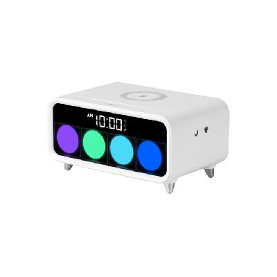 Беспроводное ЗУ с часами-будильником Rombica Timebox 1