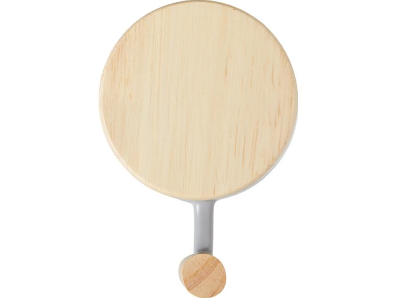 Кружка с ручкой и крышкой из каучукового дерева Jeny