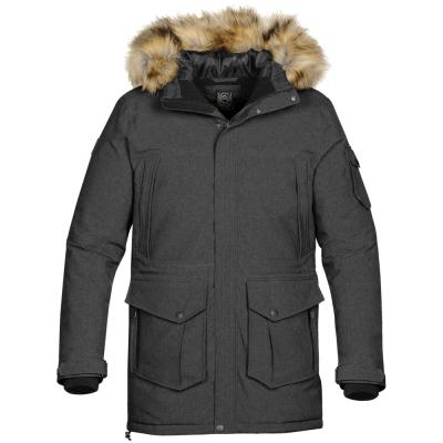 Парка мужская Explorer серый меланж, размер XL