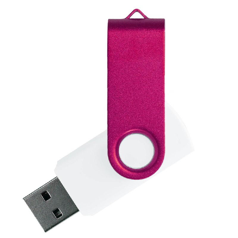 Флеш накопитель USB 2.0 Twister Сolor Mix 16GB, пластик Софт Тачметалл