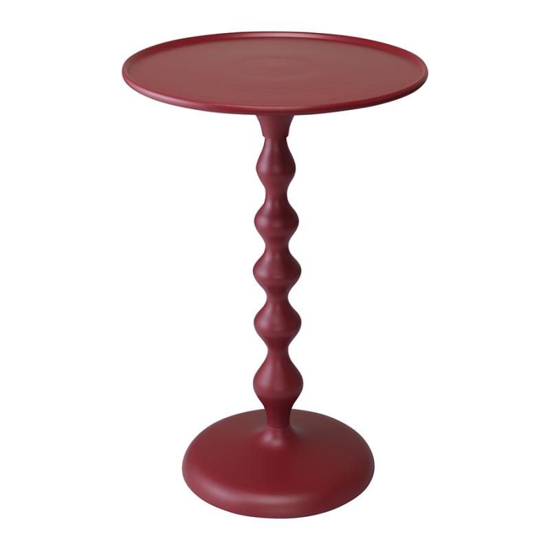 Столик приставной fluid, D38 см, жженый