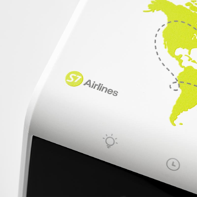 Зарядная станция с часами 15W Флейм (Flame)