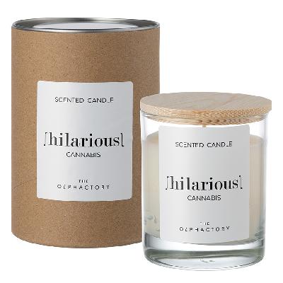 Свеча ароматическая the olphactory, hilarious, cannabis, 40 ч