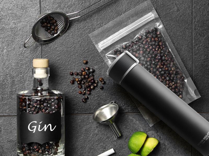 Вакуумный термос с петелькой SKINNY MINI, 230 мл