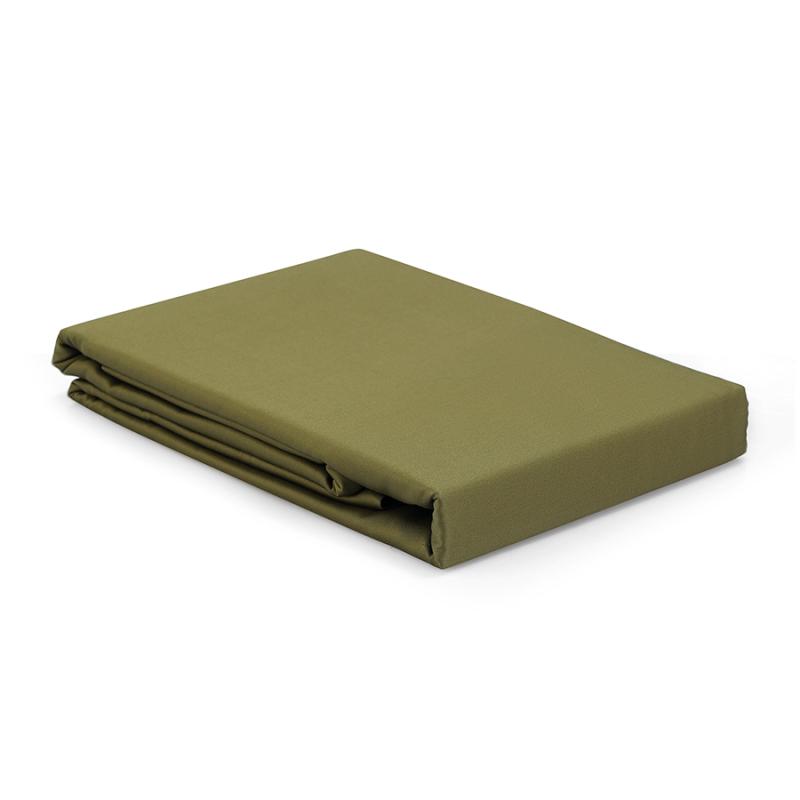 Простыня на резинке из премиального сатина  из коллекции essential, 160х200х30 см