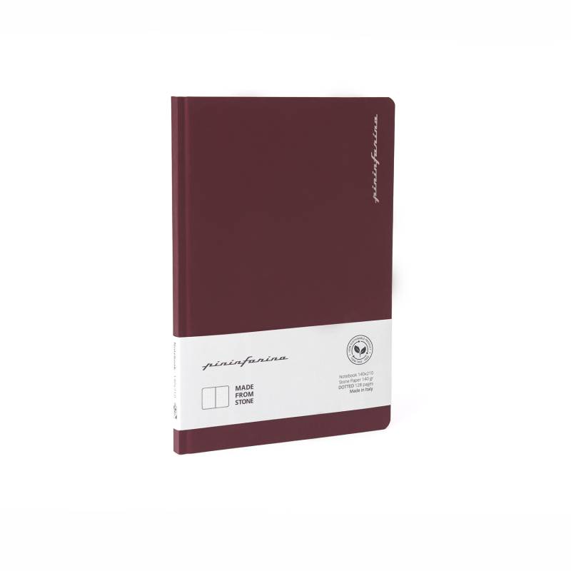 Блокнот в точку Pininfarina из каменной бумаги в точку, А5
