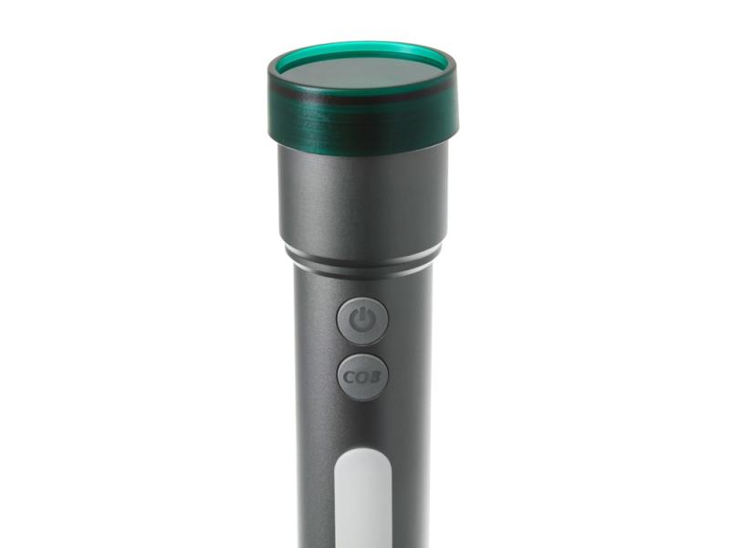 Фонарь аккумуляторный с регулируемым фокусом Vortez, 9 режимов, 650 Лм