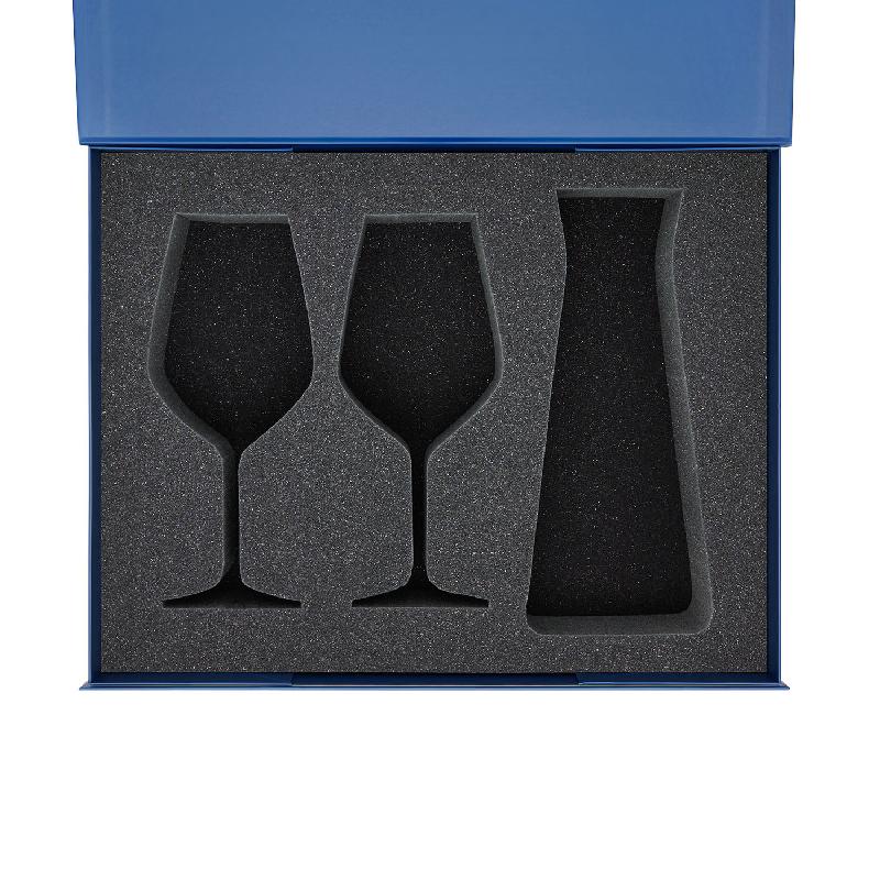 Ложемент под 2 бокала для вина + декантер в большую коробку-трансформер (арт. 695722)