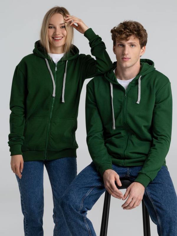 Толстовка с капюшоном на молнии Unit Siverga Heavy