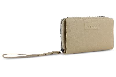 Кошелёк женский BUGATTI Elsa, с защитой RFID, воловья кожаполиэстер, 15,5х3х9,5 см