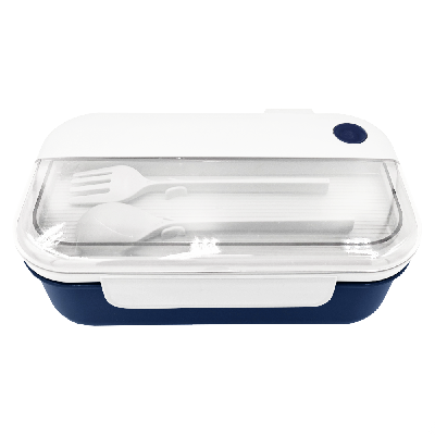 Герметичный контейнер для еды (ланч бокс)  BON VOYAGE, пластиковый, бело-, 1100 мл.