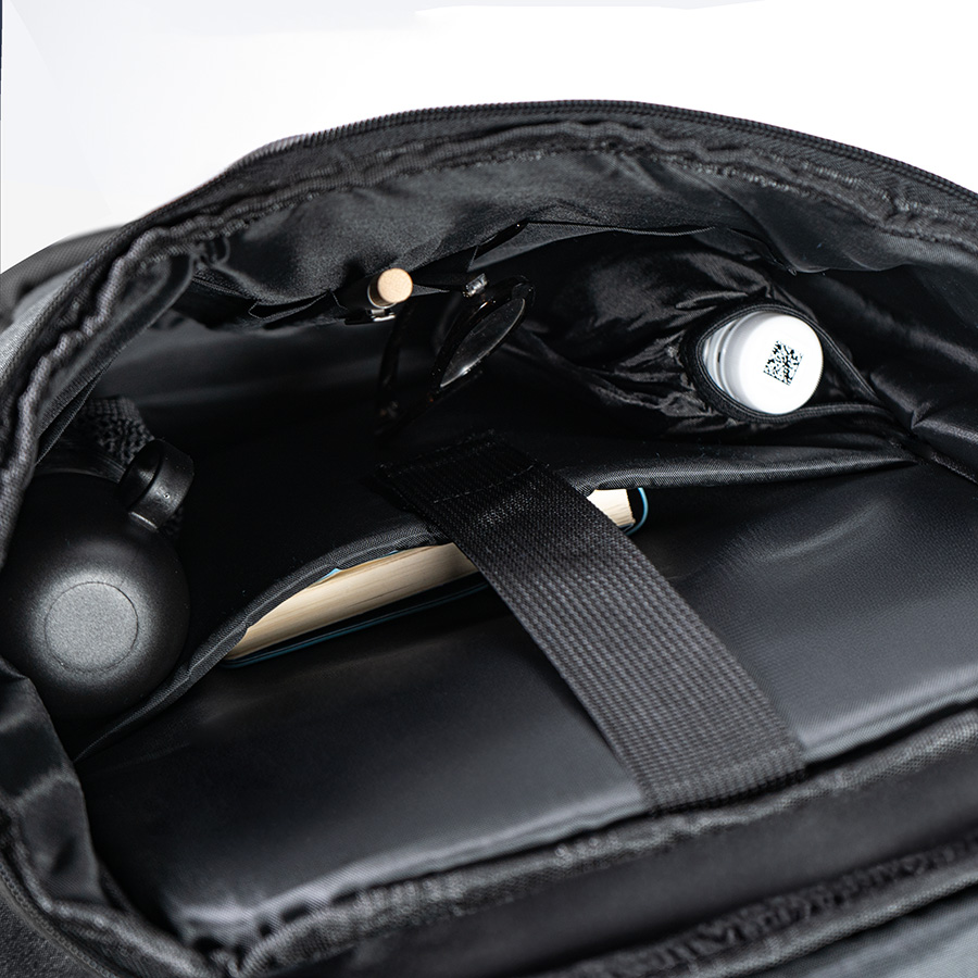 Рюкзак водостойкий "Hit", серый, 45х31х14 см, 100% полиэстер