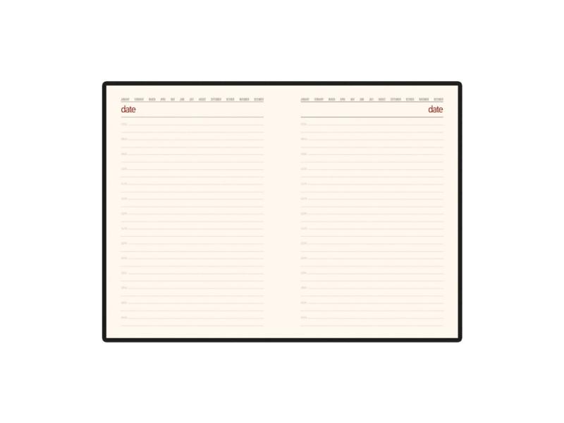 Ежедневник недатированный А5 Senate с магнитным клапаном