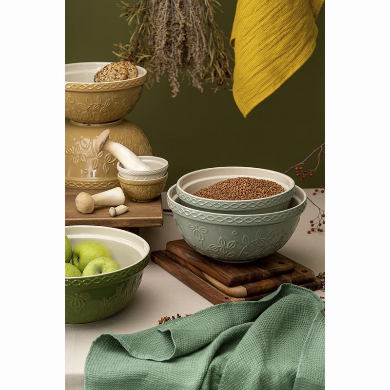 Миска  с рельефным узором Ягоды Тайги из коллекции russian north, 1,5 л