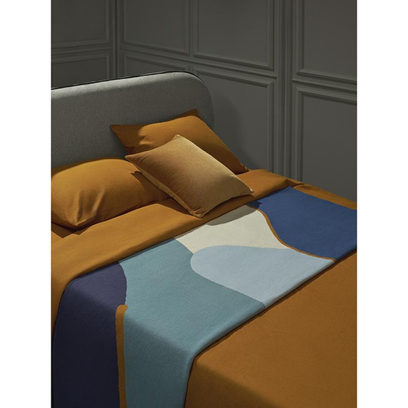 Плед из хлопка с авторским принтом  из коллекции freak fruit, 130х180 см