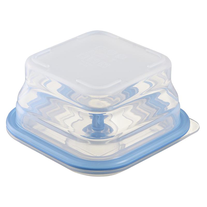 Контейнер для переноски и хранения силикон квадратный складной silikobox, 400 мл